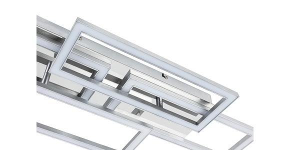 LED-Deckenleuchte Niya - Chromfarben/Silberfarben, MODERN, Kunststoff/Metall (72/28,4/8cm) - Luca Bessoni