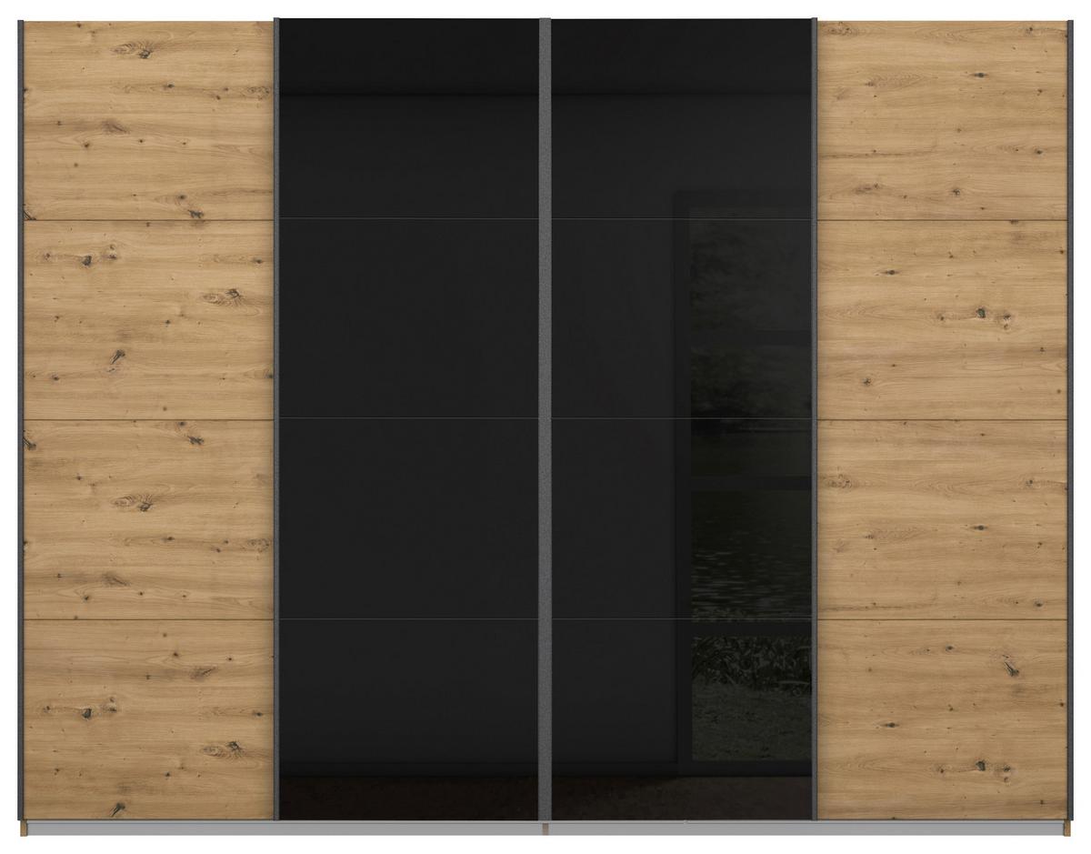 Schiebetürenschrank Bensheim - Eiche Artisan, MODERN, Holzwerkstoff (271/211/62cm) - Luca Bessoni