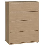 Komoda SPRINGS - barvy dubu, Moderní, kompozitní dřevo (74,5/99,1/34,9cm)