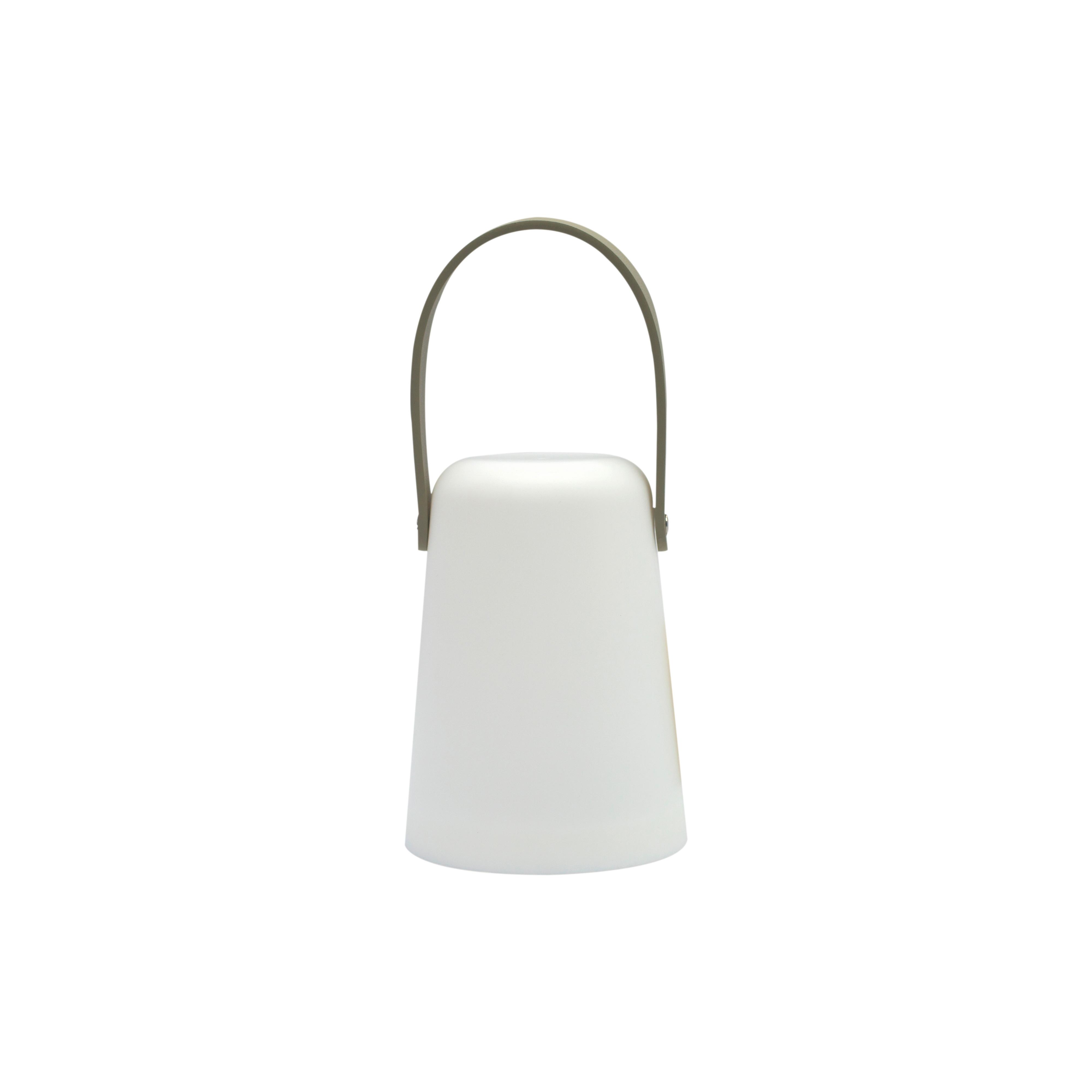 LED lucerna LYDIA -BASED- - bílá, plast (10,5/14cm) - Based