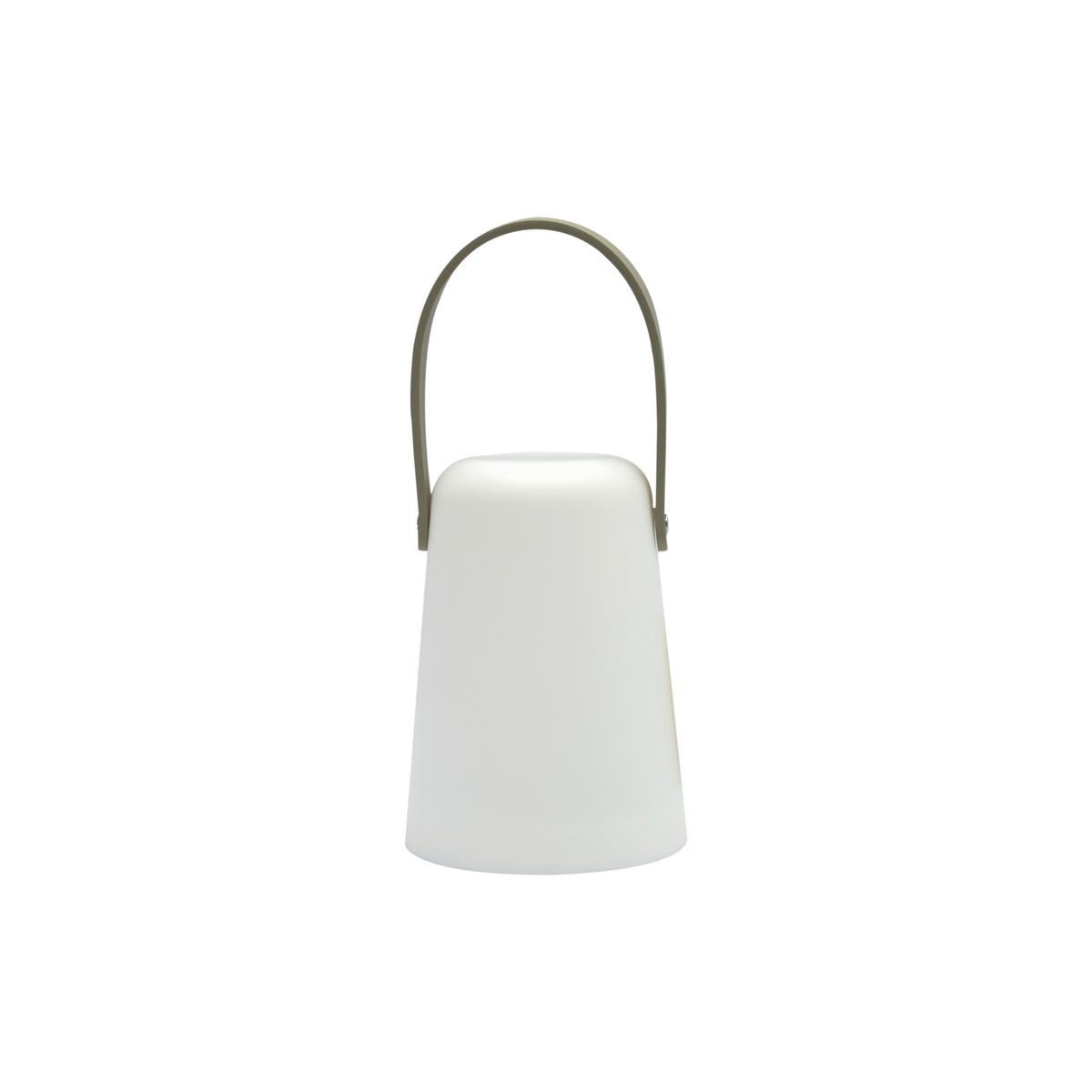 LED lucerna LYDIA -BASED- - bílá, plast (10,5/14cm) - Based