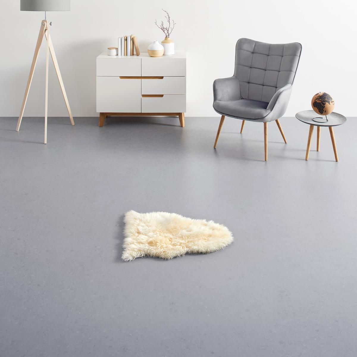 OVČÍ KOŽEŠINA Emma, 60/45cm, bílá - bílá, textil (45/60cm) - Modern Living