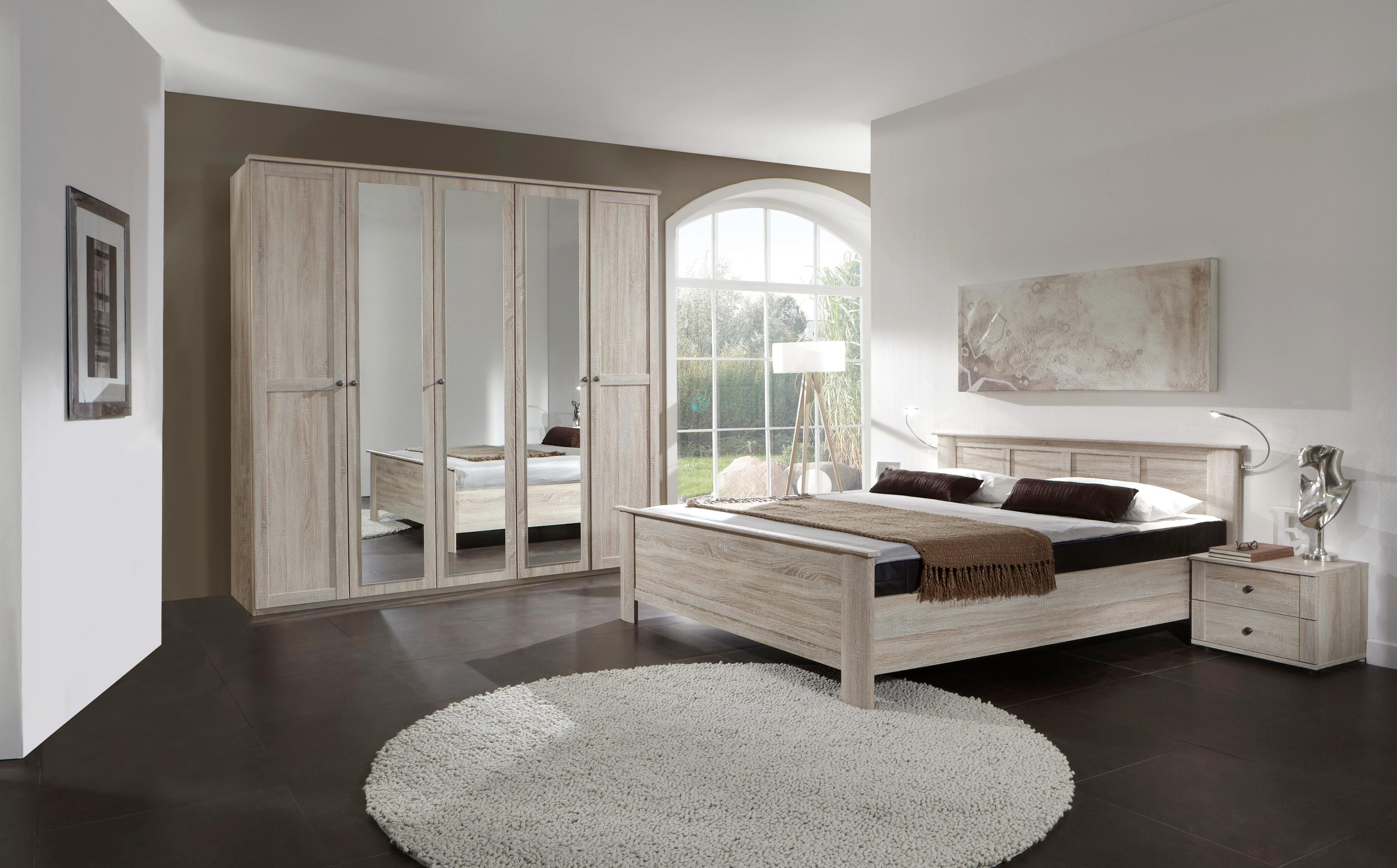 Schickes Schlafzimmer In Eiche Dekor