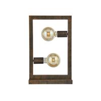 Tischleuchte Eu24101-2ru - Braun, LIFESTYLE, Metall (28/12/46cm)