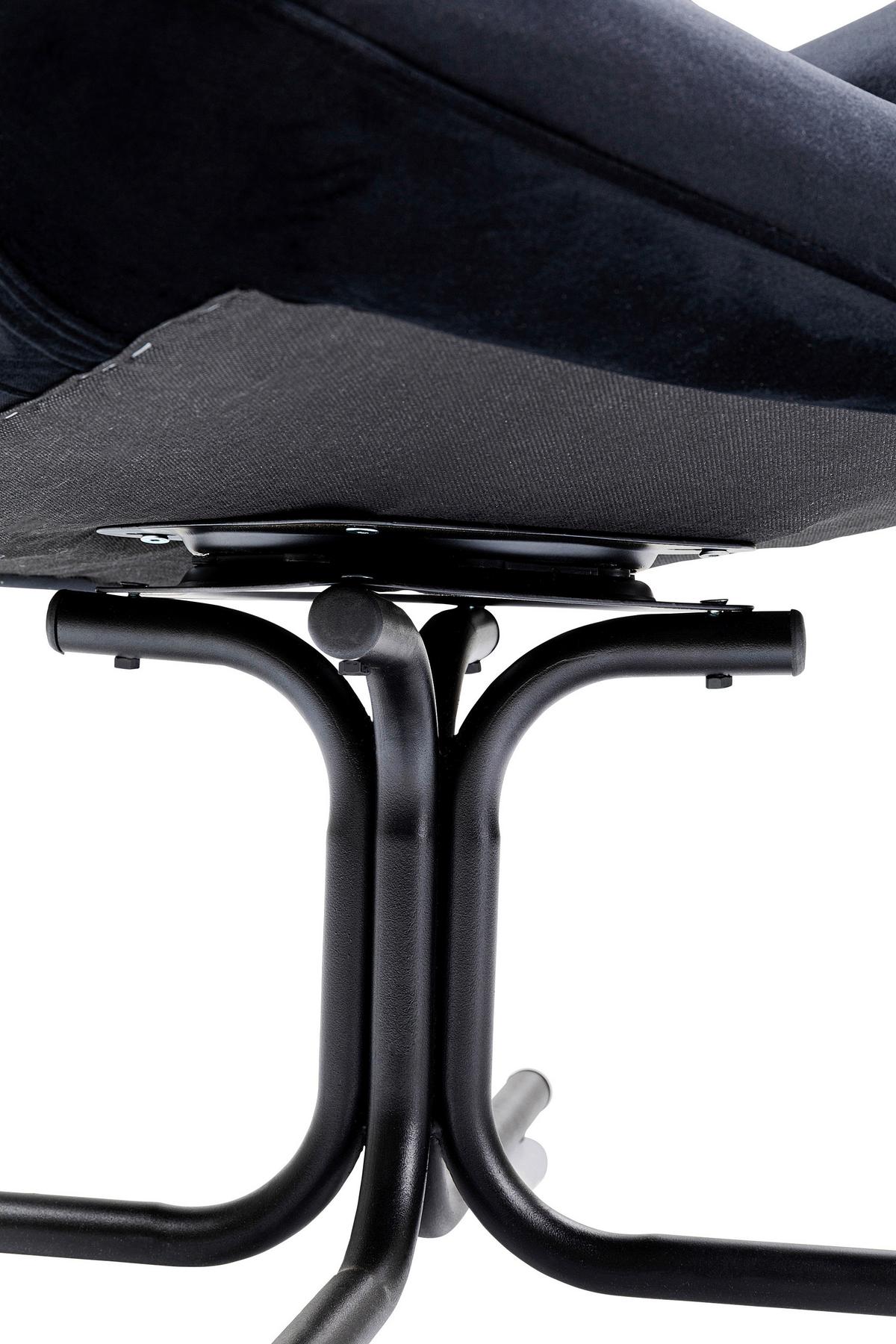 Sessel Oscar Schwarz B: 82 Cm - Schwarz, Design, Textil (82/95/73cm) - Kare-Design