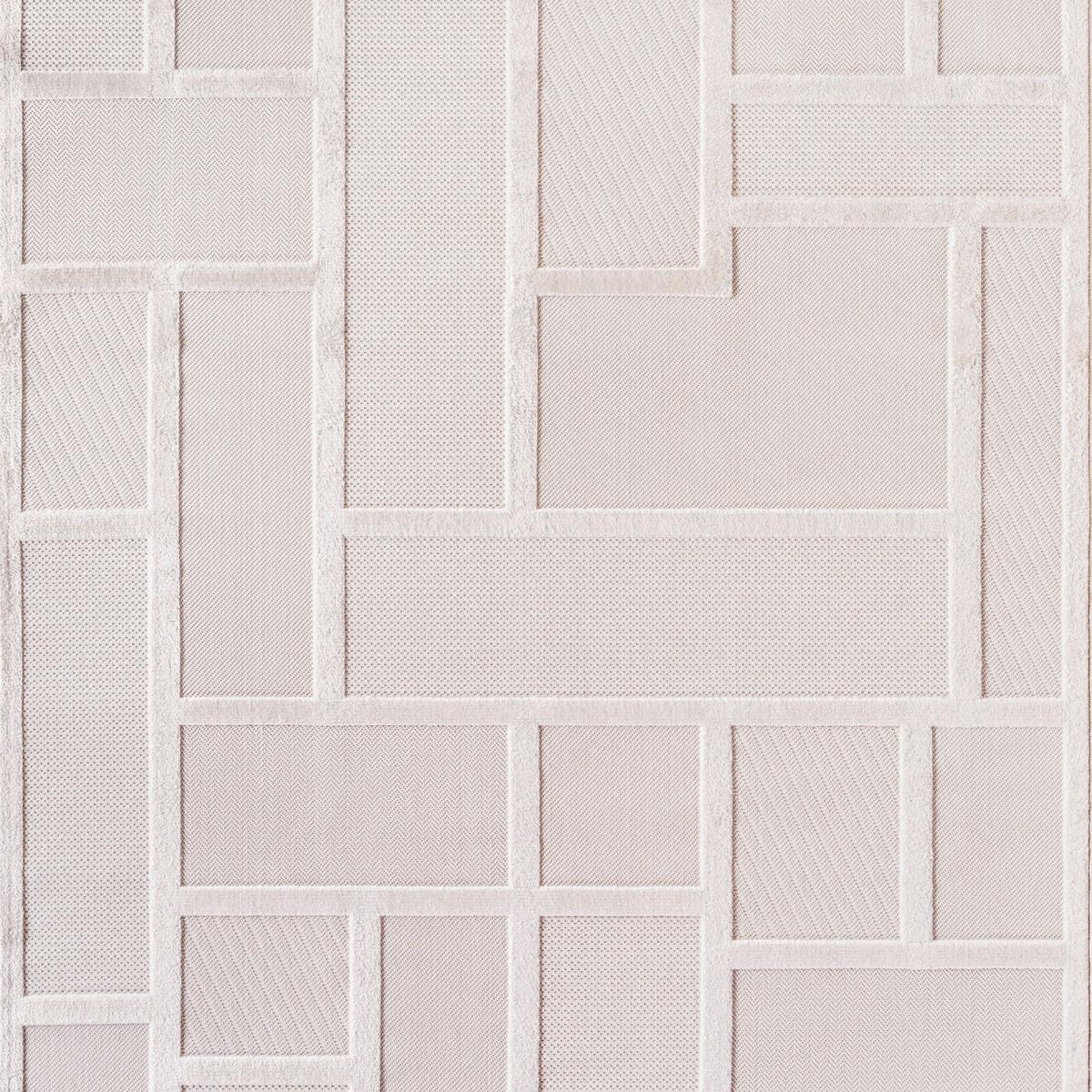 Flachwebteppich, Creme Doha - Creme, Design, Textil (80/150cm)