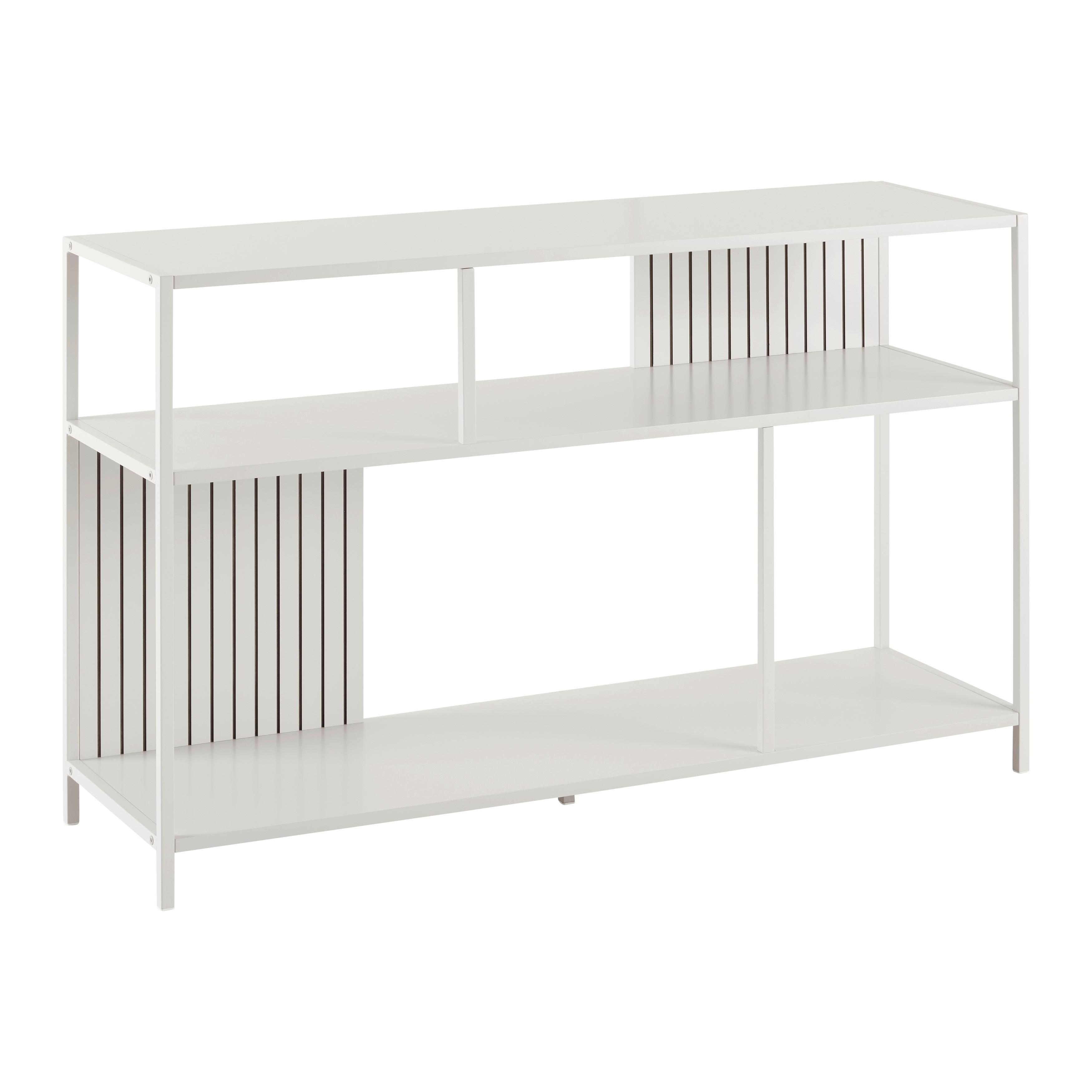 REGÁL MODANO -EXKLUSIV- - kašmírová, Modern, kov/kompozitné drevo (115/70/35cm) - Mömax