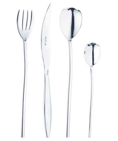 sada príborov TULIPANI - farba ušľachtilej ocele, Basics, kov (25,5/7/5,3cm) - Pintinox