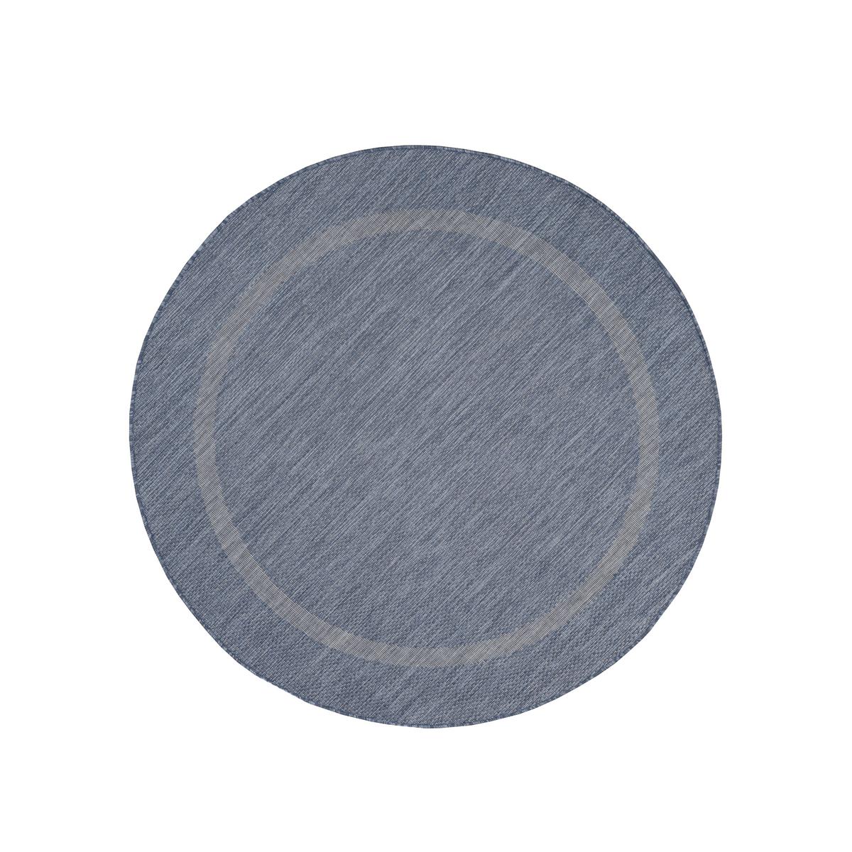 Flachwebeteppich Relax - Blau, Basics, Textil (200/200cm) - Novel