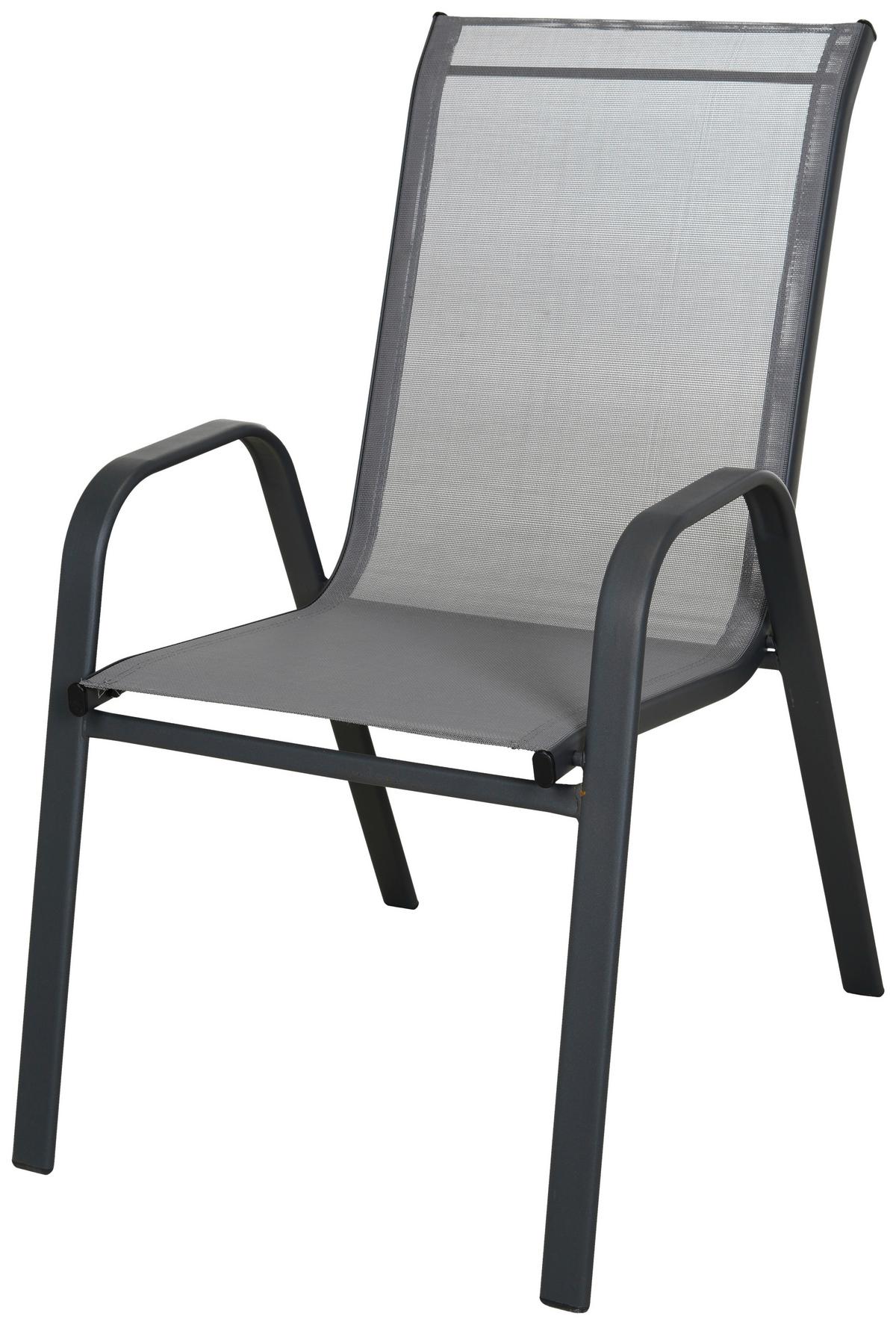 STOHOVATELNÉ KŘESLO STITCH - šedá/tmavě šedá, Basics, kov/textil (54/92/73cm) - Mömax