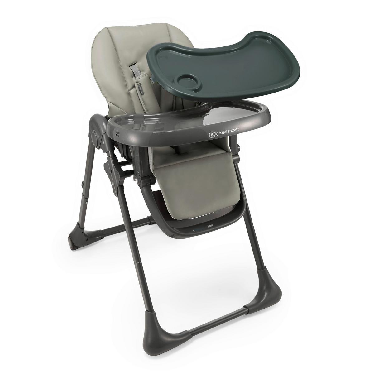 Hochstuhl Tummie Grau, B/H/T: 55,501x84,5cm - Grau, Basics (55.5/101/84.5cm) - Kinderkraft