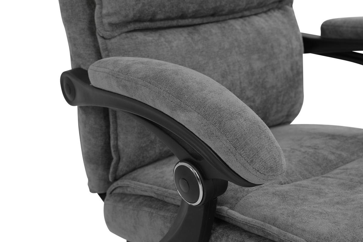 Drehstuhl Verona - Schwarz/Grau, LIFESTYLE, Holz/Kunststoff (66/112-120/62cm) - MID.YOU