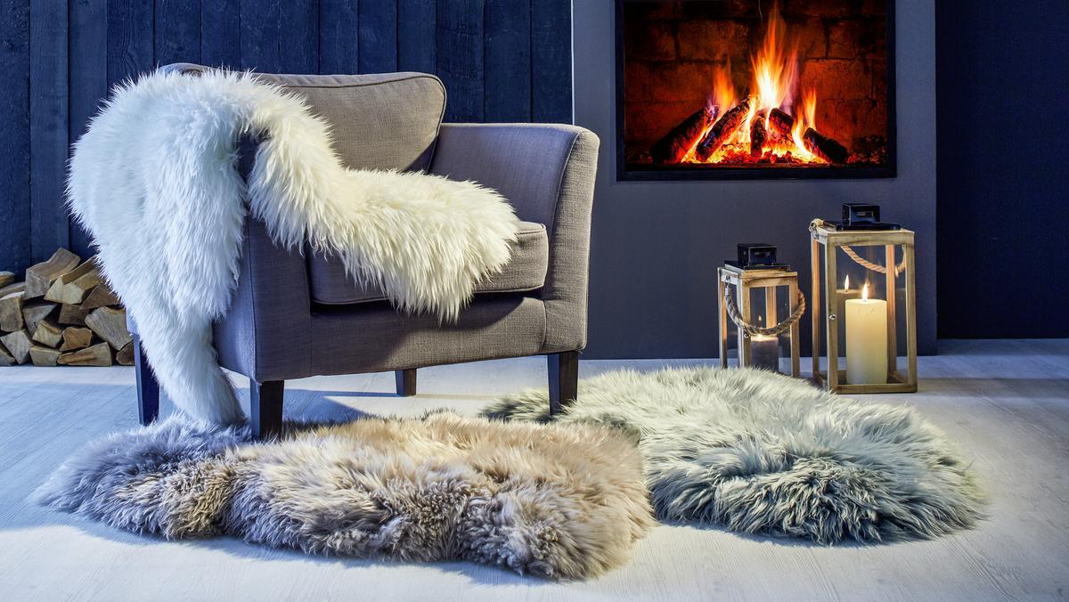 OVČIA KOŽUŠINA Jenny, 90-105/60cm, biela - biela, kožušina (60/90-105cm) - Modern Living