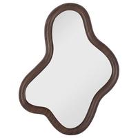 Nástenná dekorácia NINO - hnedá, kompozitné drevo/sklo (29/37,8/2cm) - Mömax
