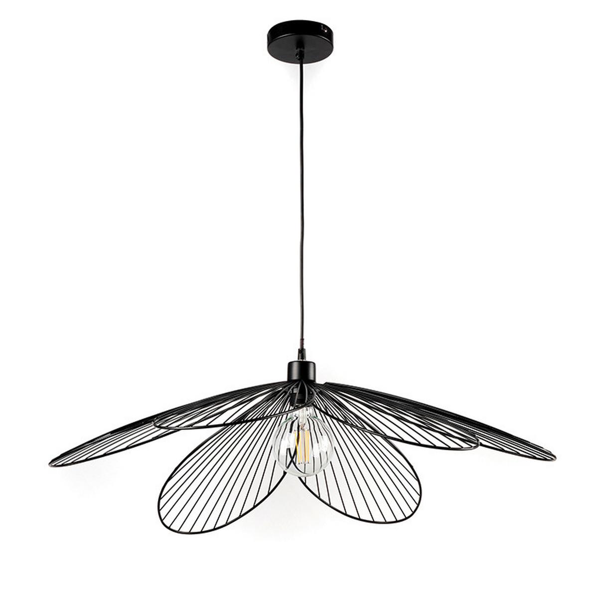 Hängeleuchte 4099/S - Schwarz, Design, Metall (83/107cm)