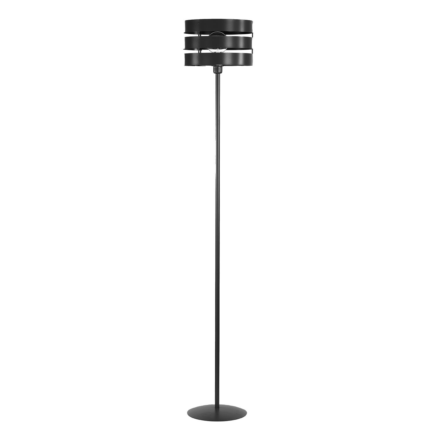 Stehleuchte 5028/Ptn - Schwarz, Design, Metall (30/170cm)