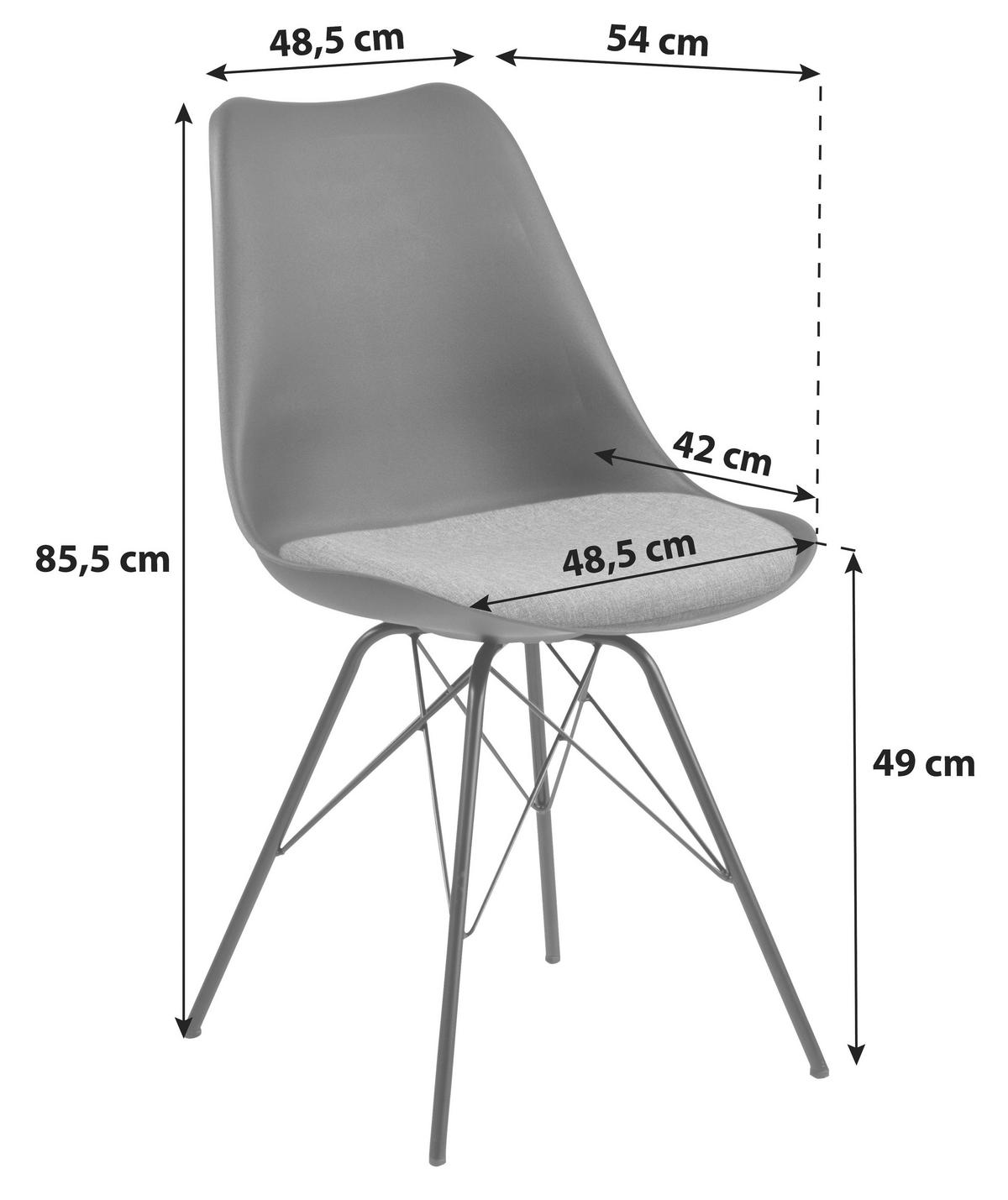 Jídelní židle ERIS samet - starorůžová/černá, Trend, kov/textil (48,5/85,5/54cm) - Carryhome