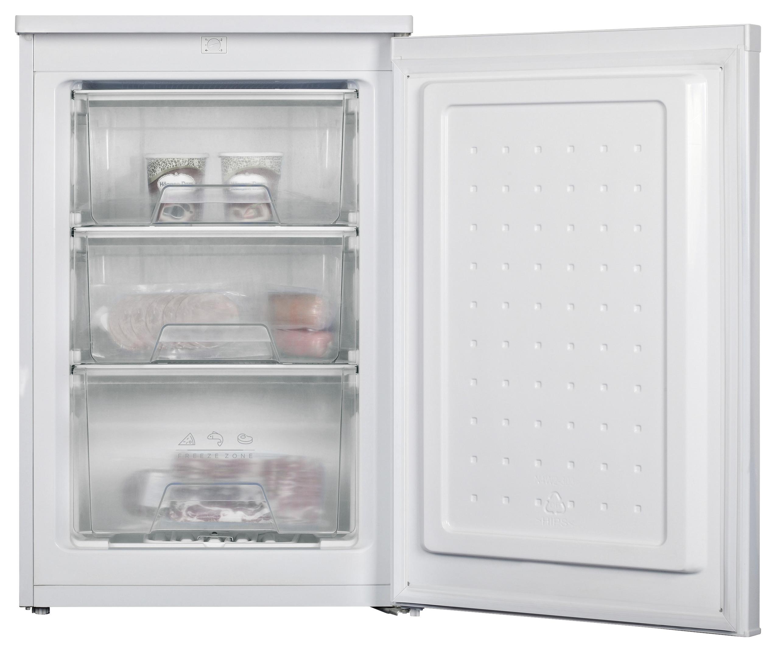 Gefrierschrank Weiß Bxh 55,3x84,5x57,4 Cm 88 L - Weiß, Basics, Kunststoff (55,3/84,5/57,4cm) - Silva Schneider