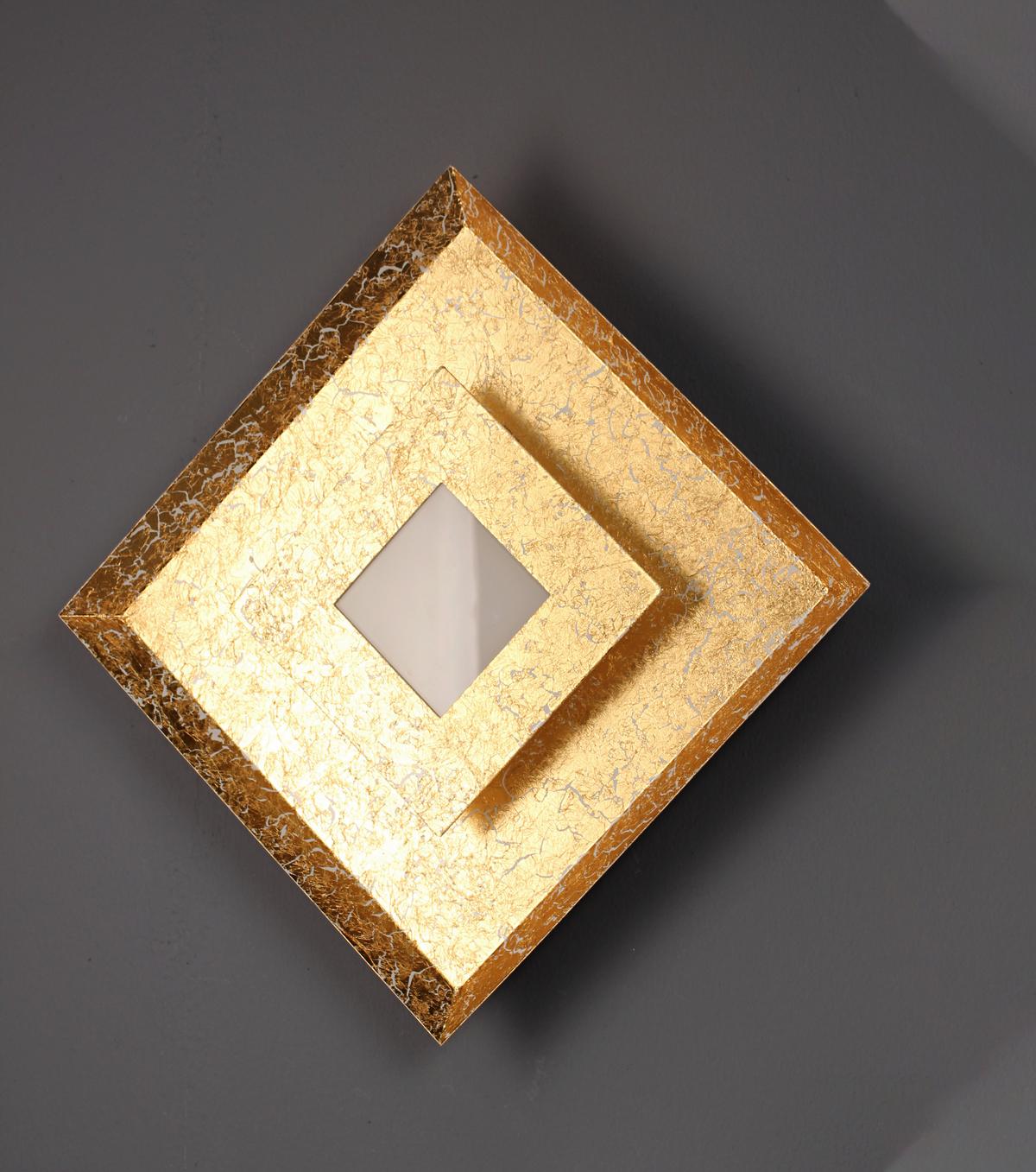 LED-Wandleuchte 9021 S Go Window - Goldfarben, Basics, Metall (32/5,5/32cm)