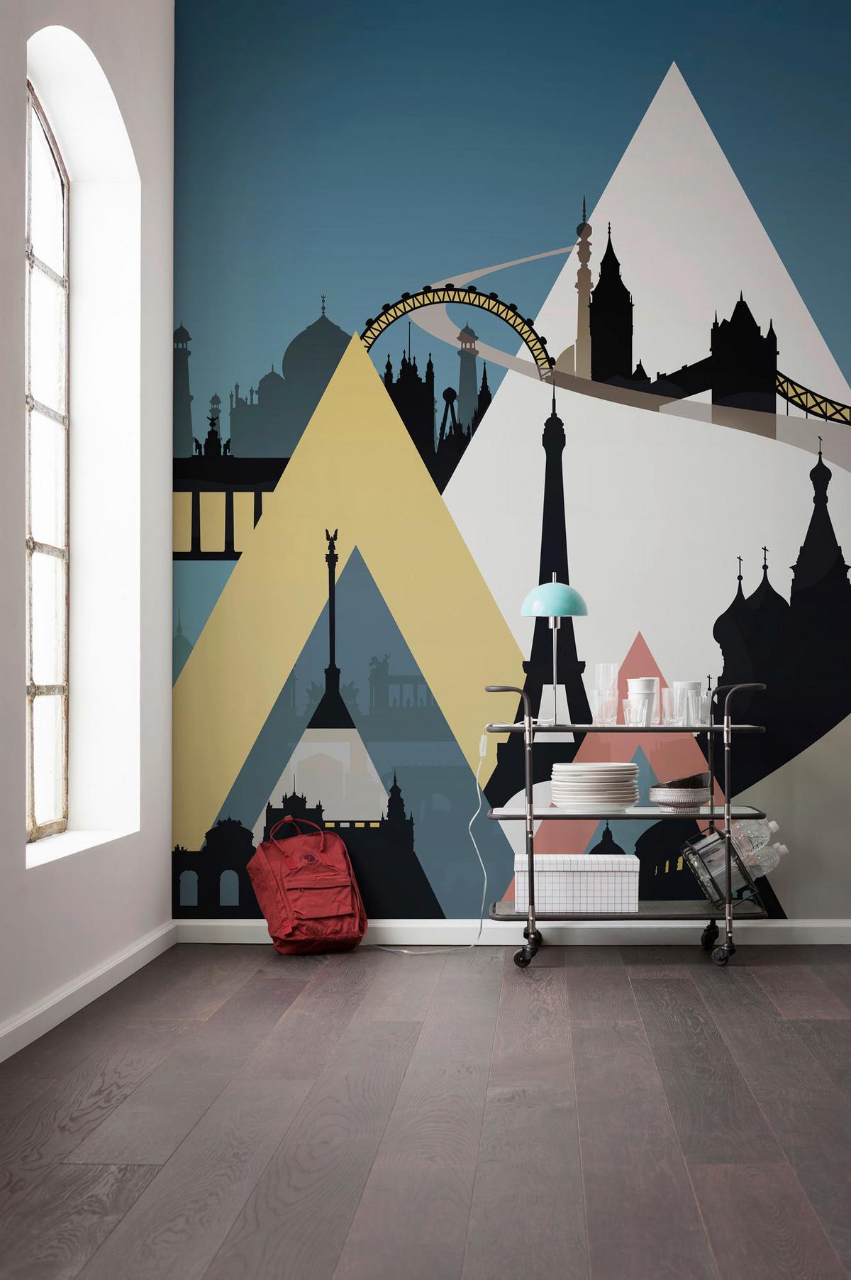 Fototapete Sightseeing - Multicolor, Trend, Papier (300/280cm)