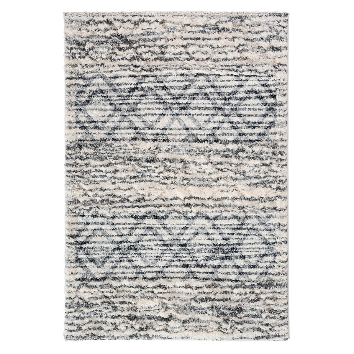 Webteppich Grau/Beige Bahama 80x150 cm - Beige/Grau, KONVENTIONELL, Textil (80/150cm)