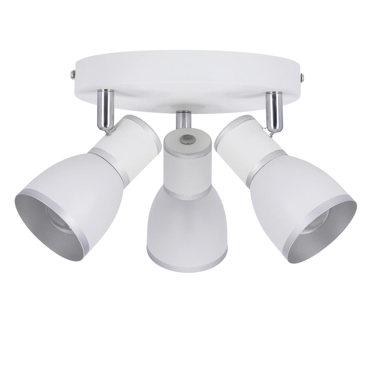 Strahler 98-63397 Fido - Chromfarben/Weiß, KONVENTIONELL, Metall (34/16cm)