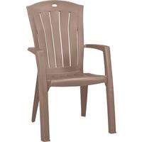 Kerti Szék Santorini - cappuccino, Konventionell, műanyag (61/99/65cm)