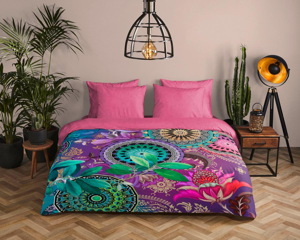 Bettwäsche Axelle Multicolor 140x200 cm - Multicolor, Trend, Textil (140/200cm)