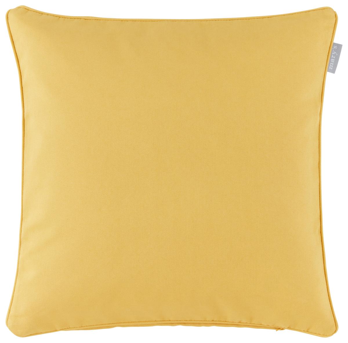 POTAH NA POLŠTÁŘ Steffi ca. 40x40cm - žlutá, Konvenční, textil (40/40cm) - Mömax