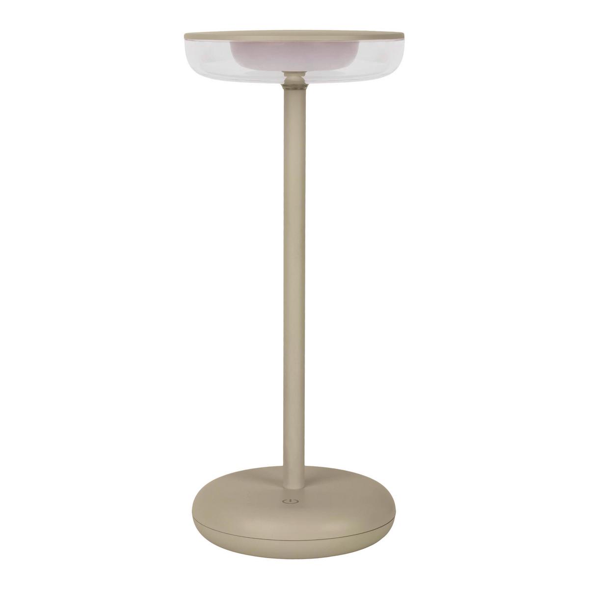 Akku-Tischleuchte 3198711 - Beige, Design, Kunststoff/Metall (10.5/11/26cm) - Näve
