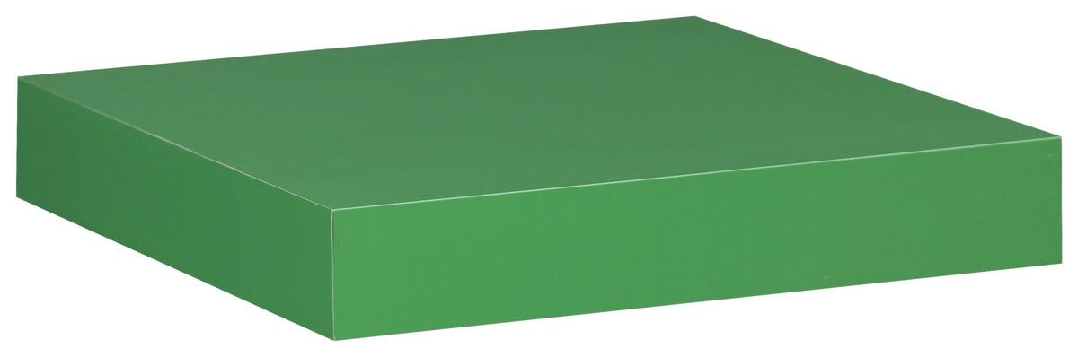 Wandboard Simple B: 23,5 Cm, Grün - Grün, MODERN, Holzwerkstoff/Kunststoff (23,5/3,8/23,5cm)