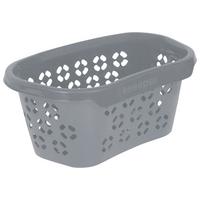 Wäschekorb Anton Grau, 57,5x38x26,5 cm - Grau, Kunststoff (57,5/38/26,5cm)