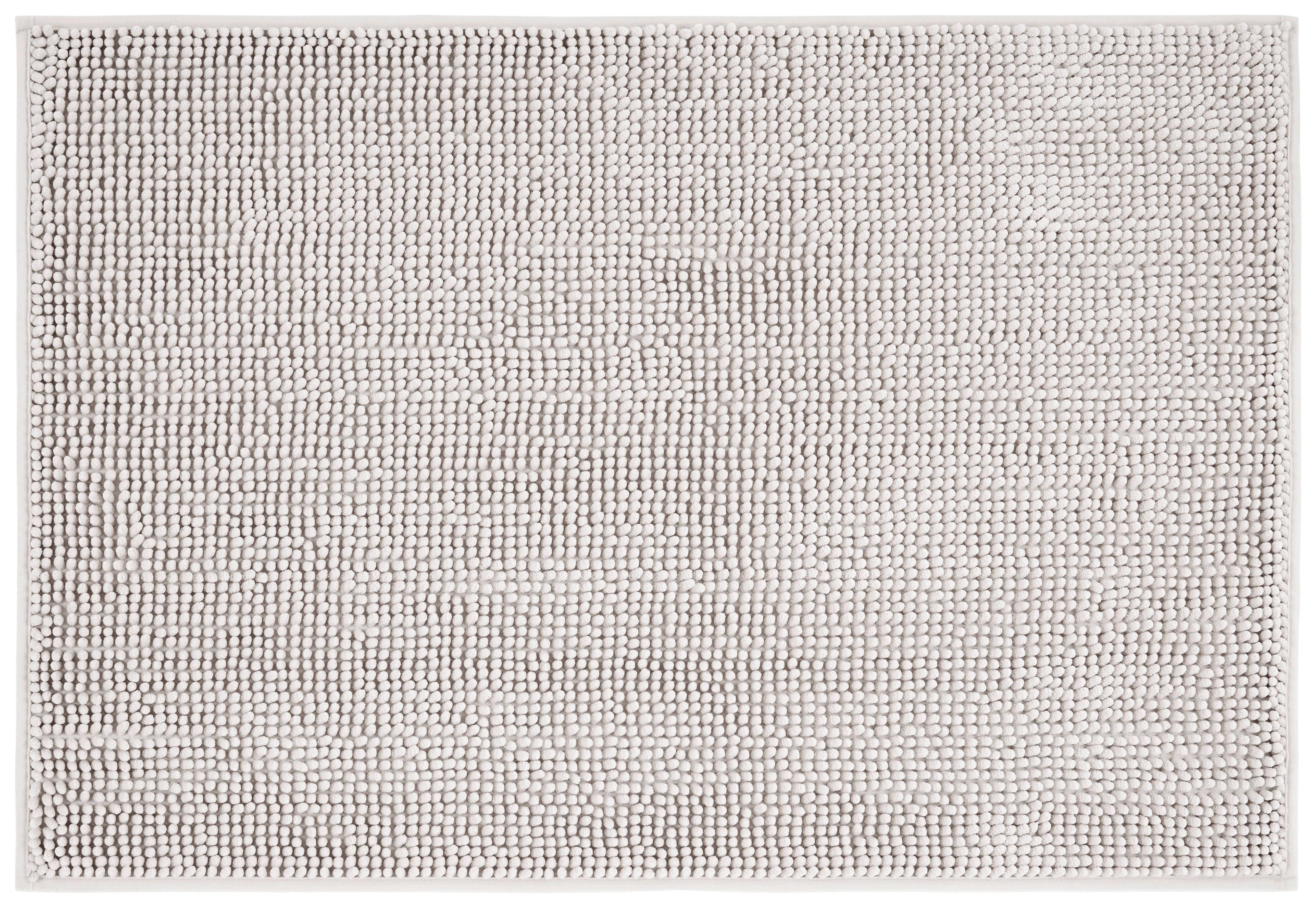 Fürdőszobaszőnyeg Anke - ezüst, Konventionell, textil (60/90cm) - Luca Bessoni