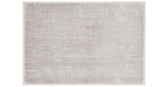 Badematte Anke Silber 60x90 cm Rutschhemmend - Silberfarben, KONVENTIONELL, Textil (60/90cm) - Luca Bessoni