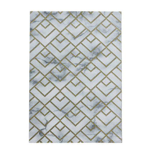Teppich Läufer Goldfarben Naxos 80x250 cm - Goldfarben, Design, Textil (80/250cm)