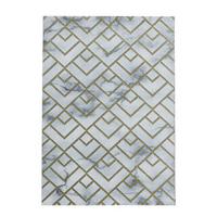Teppich Läufer Goldfarben Naxos 80x250 cm - Goldfarben, Design, Textil (80/250cm)