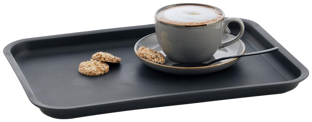Servírovací podnos UTE - čierna, Konventionell, plast (36,4/26,3/2,2cm) - Based