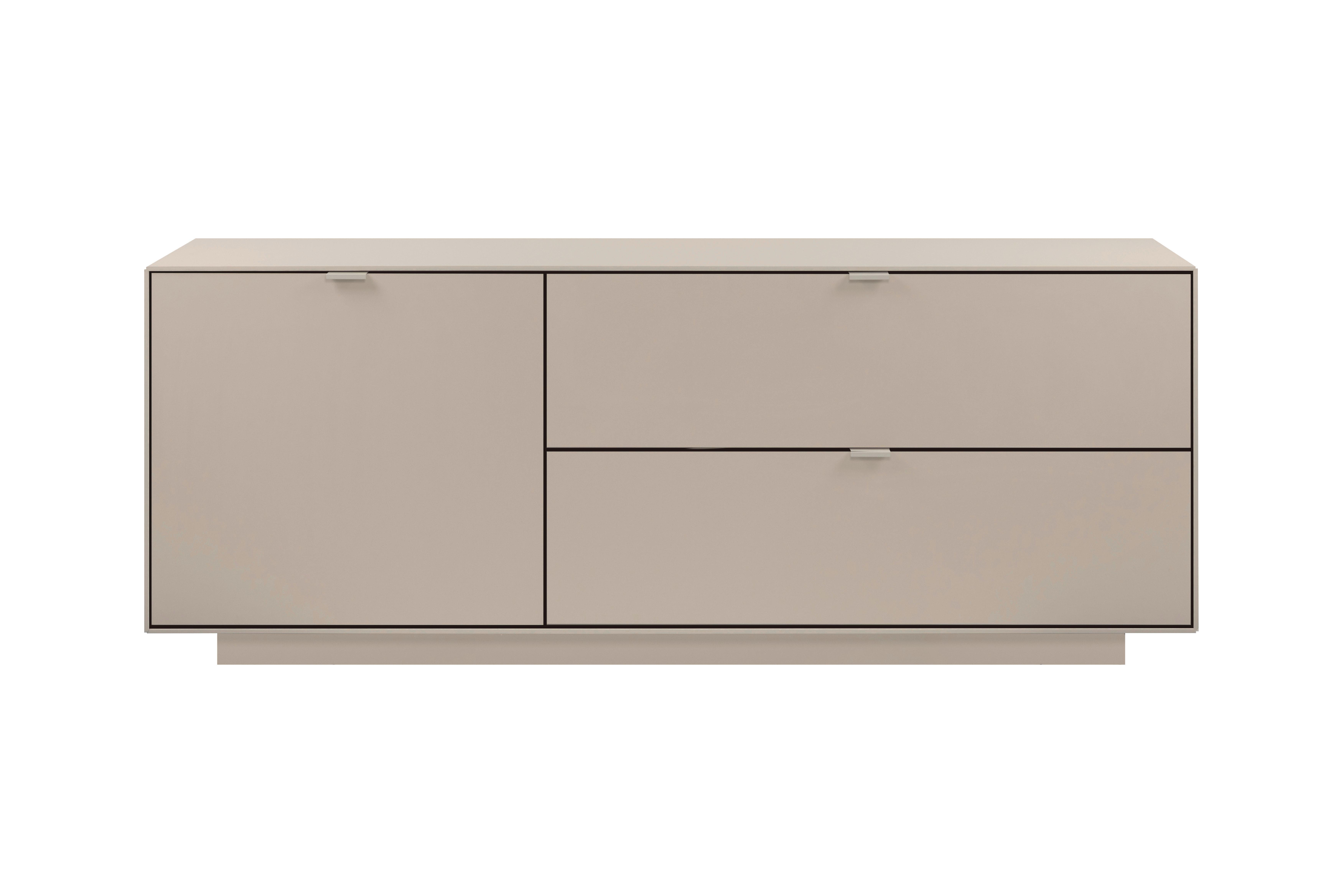Lowboard Sivas Sandfarben B: 160cm - Sandfarben, Design, Holzwerkstoff (160/62/37,5cm) - MID.YOU