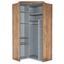 Eckschrank New York A - Eichefarben/Weiß, KONVENTIONELL, Holz/Holzwerkstoff (120/236/120cm) - Ombra Eckschrank New York A - Eichefarben/Weiß, KONVENTIONELL, Holz/Holzwerkstoff (120/236/120cm) - Ombra