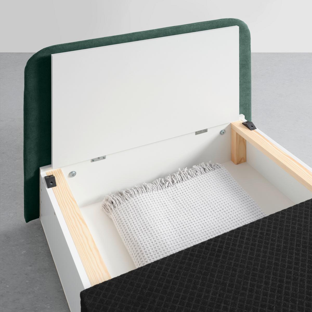 Rozkládací křeslo MODENA, tmavě zelená - černá/tmavě zelená, textil/plast (89/88/90cm) - Based