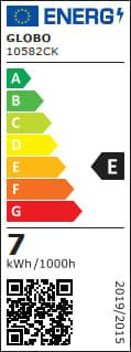 LED ŽÁROVKA 10582CK - čiré, sklo (6/10,6cm) - Globo