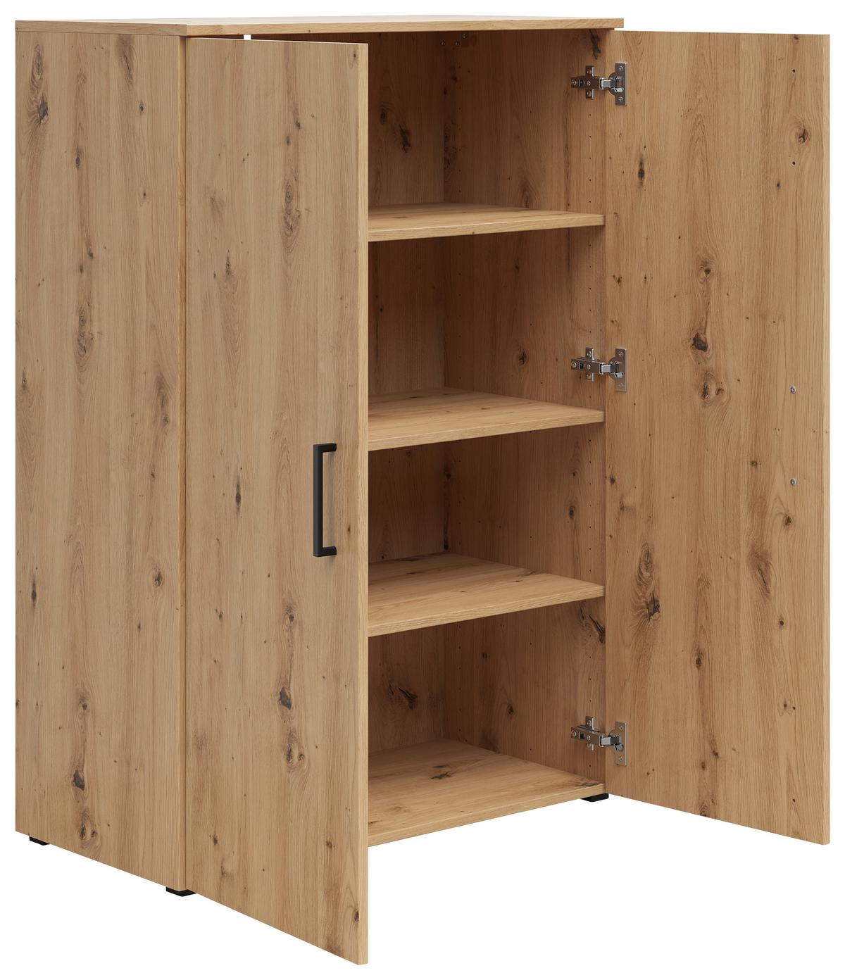 KOMODA Multistauraum - čierna/antracitová, Modern, kompozitné drevo/plast (80/115/40cm)
