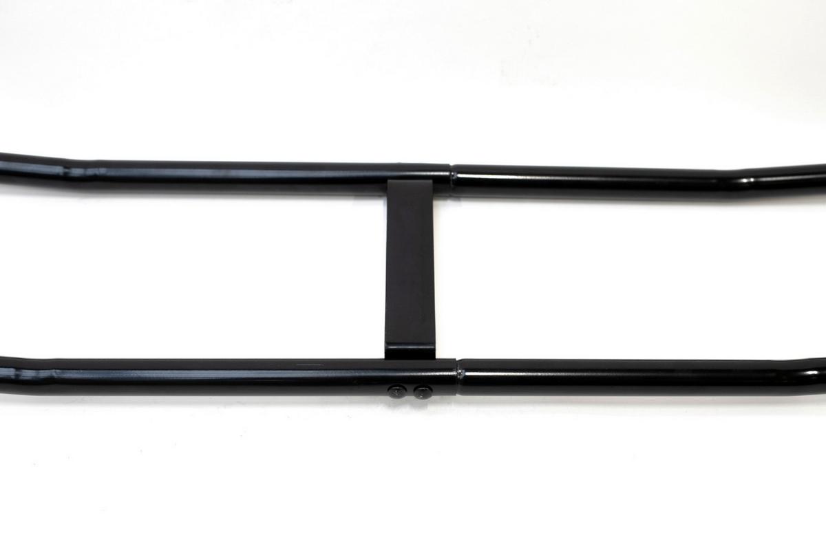 Regál na drevo 244cm - čierna, Basics, kov (244/99/25cm)