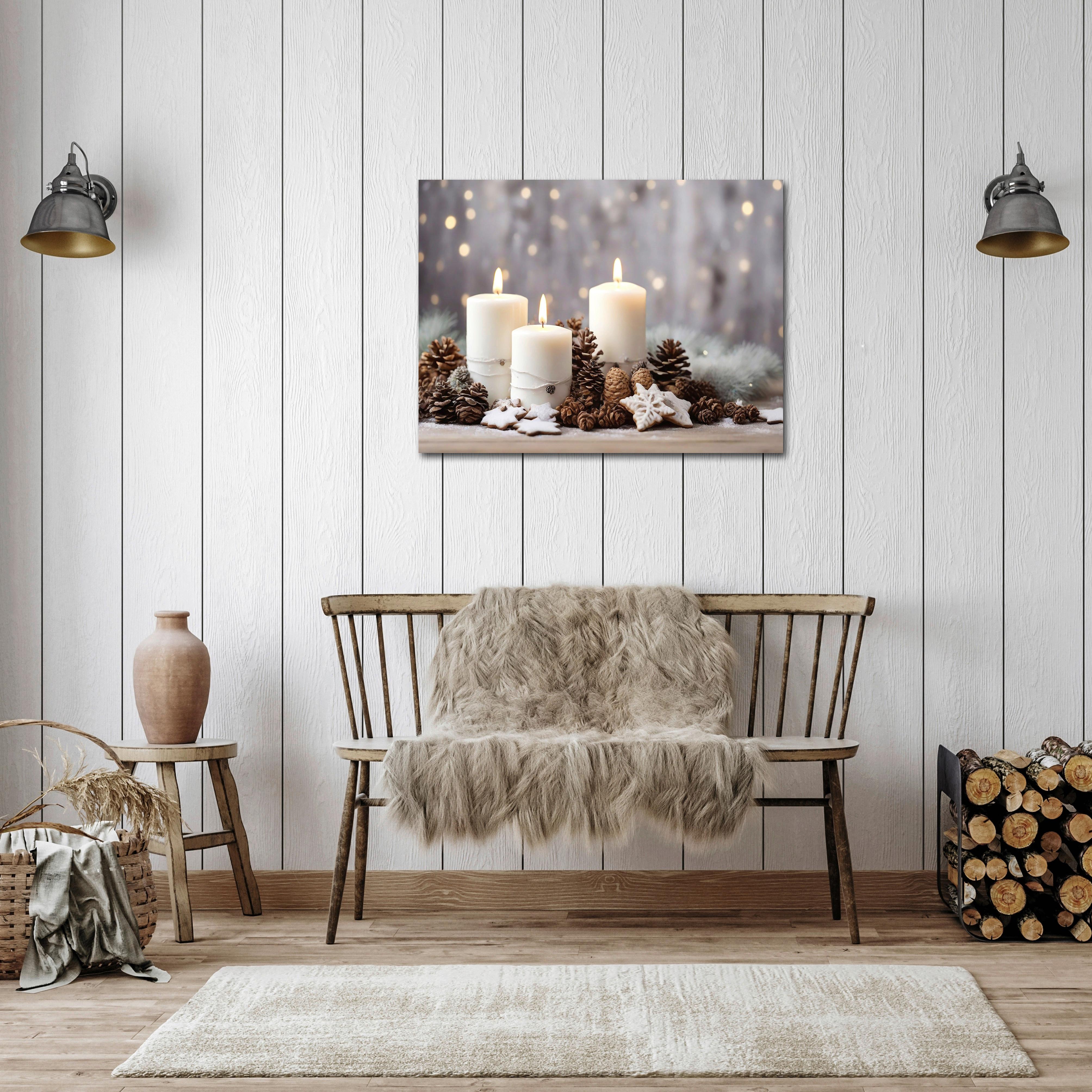 Leinwandbild Dominik - Multicolor, KONVENTIONELL, Holz/Kunststoff (40/30/2,5cm) - Luca Bessoni