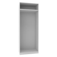 KORPUS ŠATNÍKOVEJ SKRINE UNIT - biela, Modern, kompozitné drevo (91,1/242,2/56,5cm) - Ondega