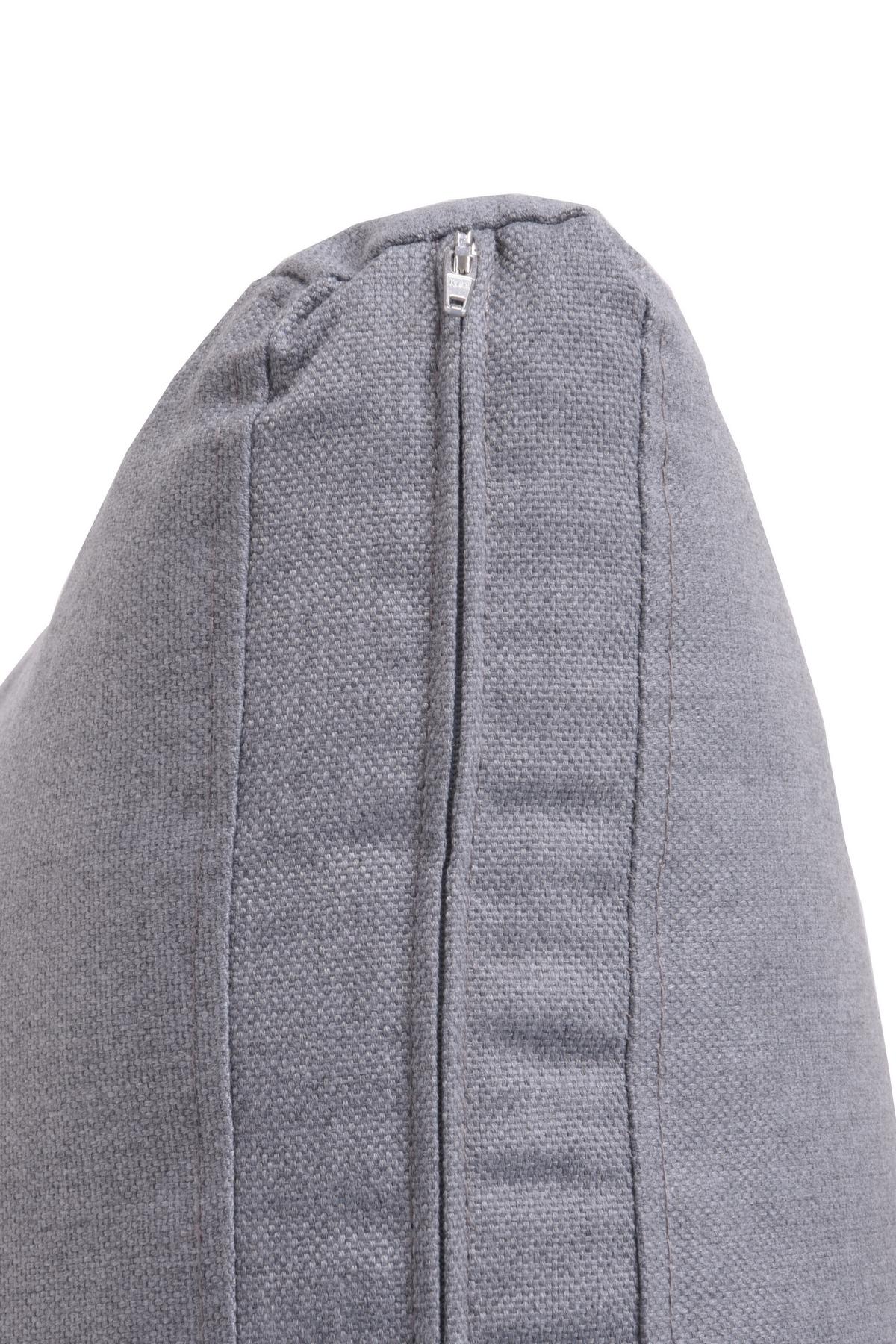 Loungegarnitur Aurelia - Dunkelgrau/Grau, Basics, Kunststoff/Textil - Gardenson