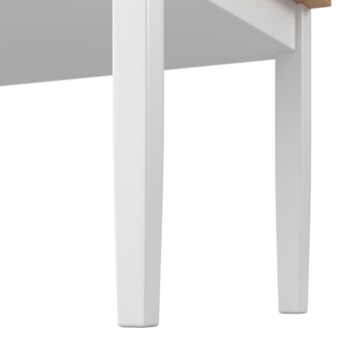 JÍDELNÍ STŮL CAMDEN 160 - bílá/barvy borovice, Moderní, dřevo/kompozitní dřevo (160/79/90cm) - Bessagi Home