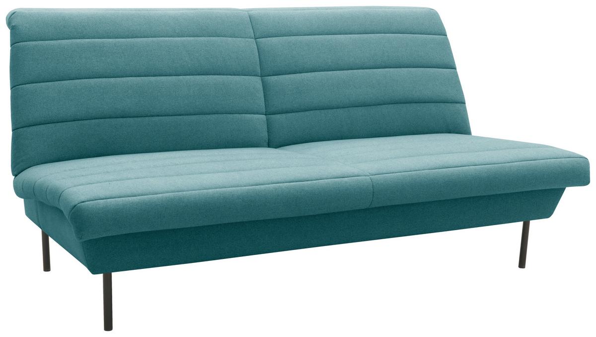 2-Sitzer-Sofa Looks Ix Petrolfarben - Petrol/Schwarz, Design, Textil (185/92/103cm) - LOOKS by W.Joop