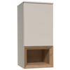 Hängeelement Las Vegas Weiß, Eiche Dekor B: 40 cm - Eichefarben/Weiß, MODERN, Holzwerkstoff (40/88/37cm) - Vertico