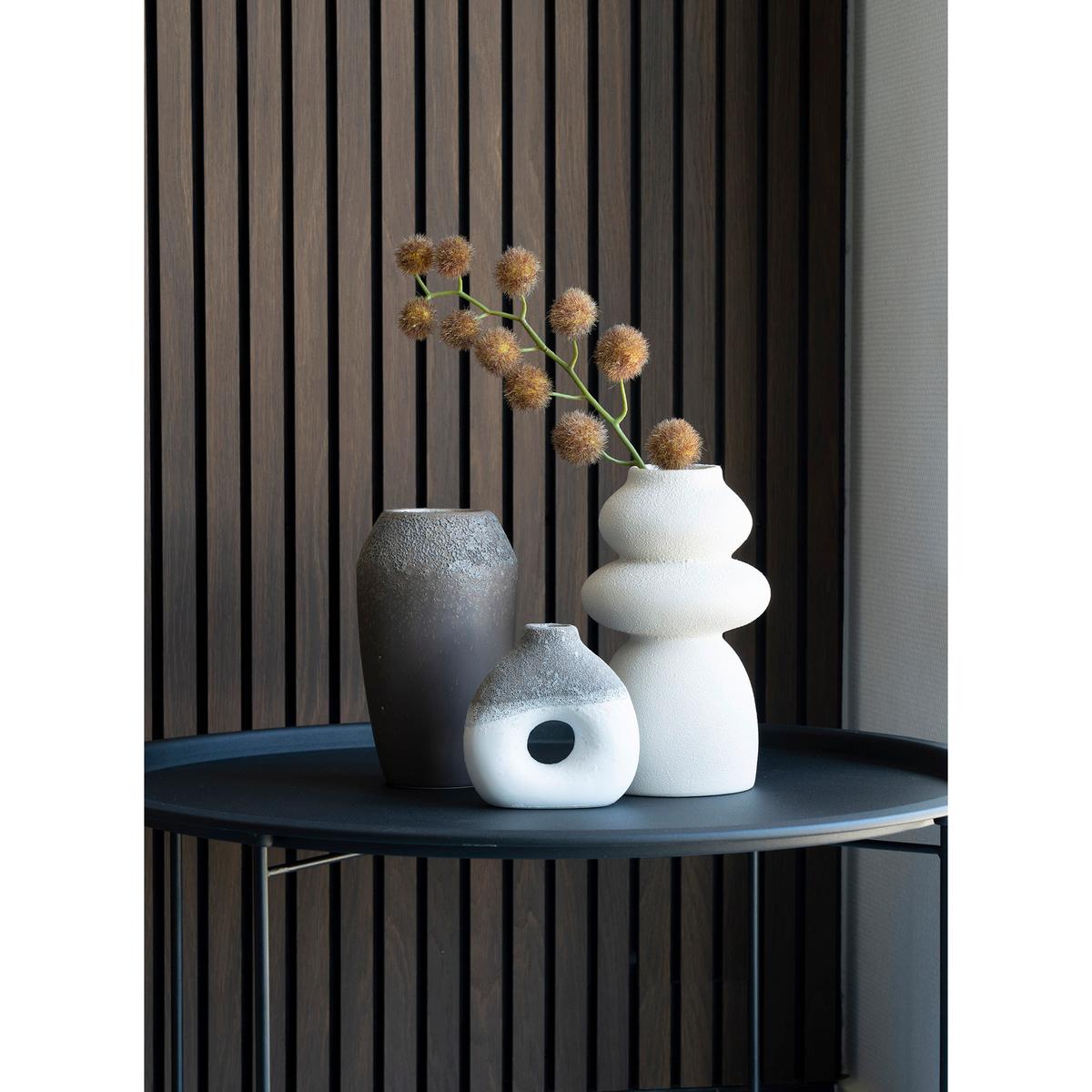 Vase Beige B: 14,5 cm - Beige, Design, Keramik (14.5/26.5/14.5cm)